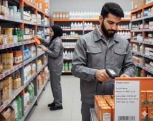 استفاده از بارکدخوان برای سرعت بخشیدن به فرآیند انبارداری سوپرمارکت