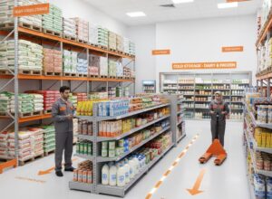 نمایش داشبورد نرم افزار انبار برای کنترل موجودی در انبارداری سوپرمارکت